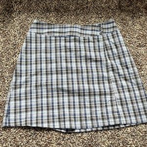 Plaid Mini Skirt